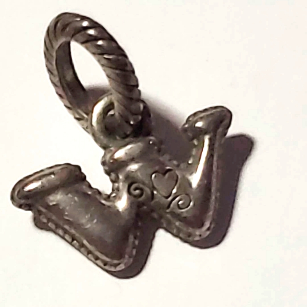 Brighton Puffy Initial Charm